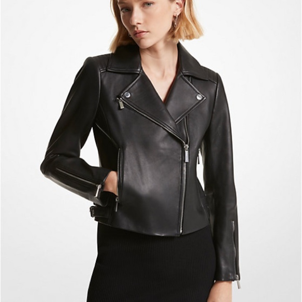Michael Kors Black Leather Jacket